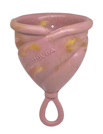 HEVEA Loop Menstrual Cup - Size 3 - Golden Rosewood - Pink - 3
