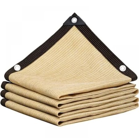 Solsejl / Sejldug - Vandtæt - 3x2 m - 180g/m2 grå