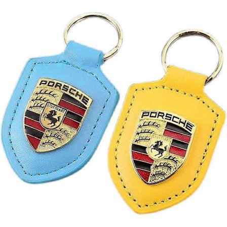 2 KPL Porsche avaimenperä punainen ja musta yhdistelmä avaimenperä