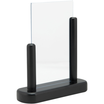 Skyltställ med Träram Securit