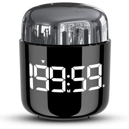 Digital kökstimer, rund flaska form kökstimer med full