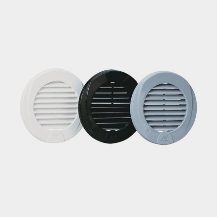 Ventilgaller D 3" svart