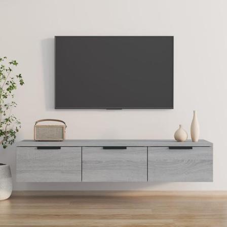 Vidaxl Väggskåp Grå Sonoma 102x30x20 Cm Konstruerat Trä Grå