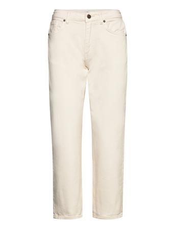 Adrina Melanie Ankle Pants Cream MOSS COPENHAGEN