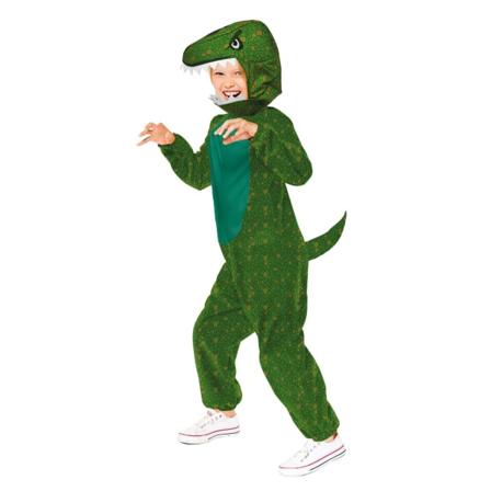 Dinosaurkostume 104 cm (3-4 år) med hoved one piece dino