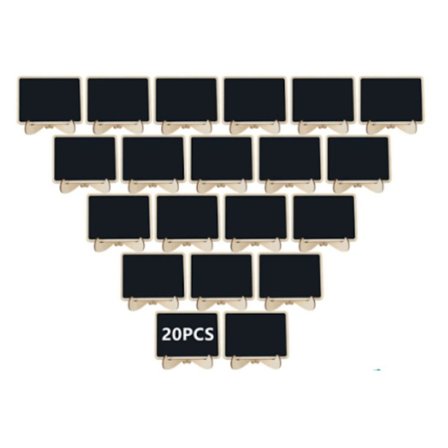 20 stk Tavle Skilte Kridtavler Meddelelsesmærker