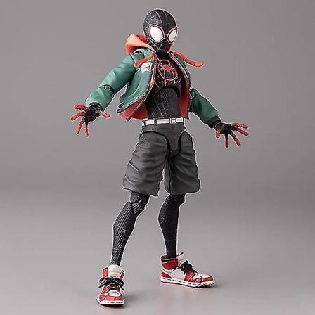 Action Spiderman Miles Morales Figur Model Spider-man Into The Spider Verse Legetøj [LGL]