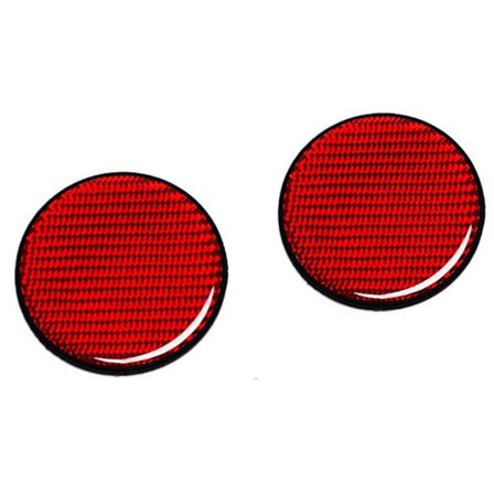 2 Stk Bil Coaster Vannkopp Mat RØD