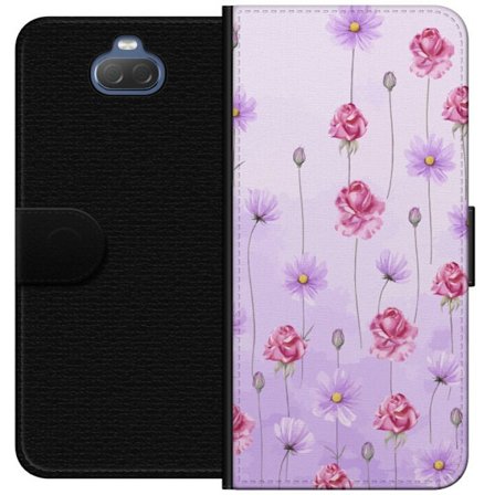 Kompatibel Tegnebogsetui til Sony Xperia 10 Petal Reverie Lilac Mist