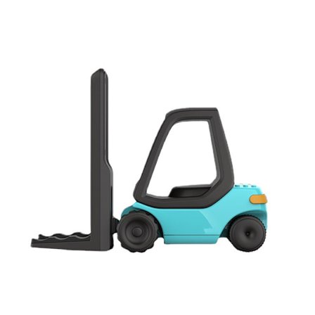 1 Laddningsfjäderkänsla liten gaffeltruck mobiltelefon trådlös