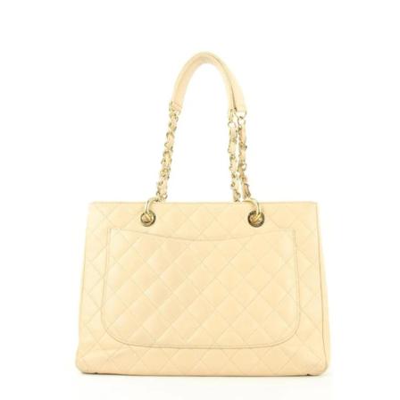 Chanel Vintage, Pre-owned Leather chanel-bags Beige, Dames, Maat:ONE Size,leer