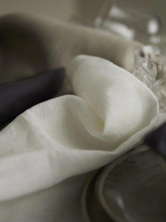 Svanefors Serviett Ingrid Offwhite 45x45cm