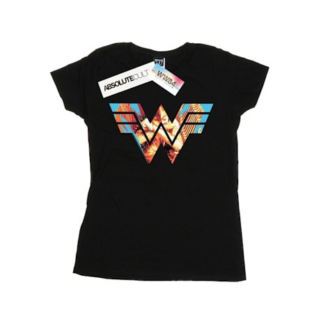 DC Comics Dam/Kvinnor Wonder Woman 84 Symbol Korsade Armar Bomull T-shirt