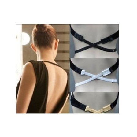 Low Back BH Strap - BH-band Concealer (3-pack) flerfärgad en one size