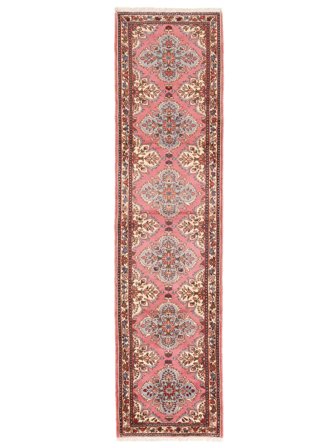 Noué À La Main Rudbar Tapis 82X316 De Laine Rouge/Rouge Foncé Petit
