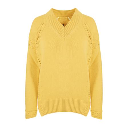 Ermanno Scervino Sweater Gul, Dame