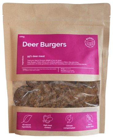 Buddy Deer Burger makupalat, 100 g