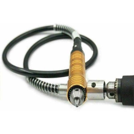 Fleksibel bølgeborepatron 0,3 til 6,5 mm fleksibel forlænger til boremaskine, af DEBUNS