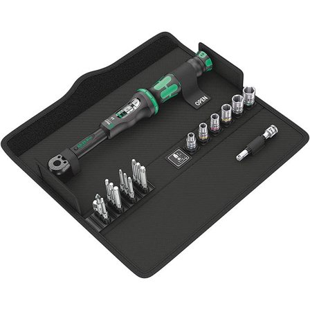 Wera Click Torque A6 set 1 Momentnøgle med tilbehør og taske, Håndværktøj