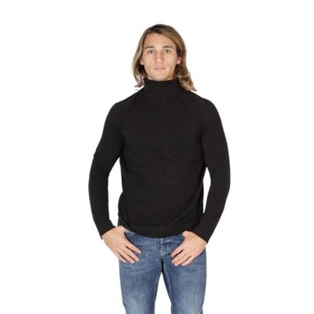 Circolo 1901, Turtlenecks Zwart, Heren, Maat:M