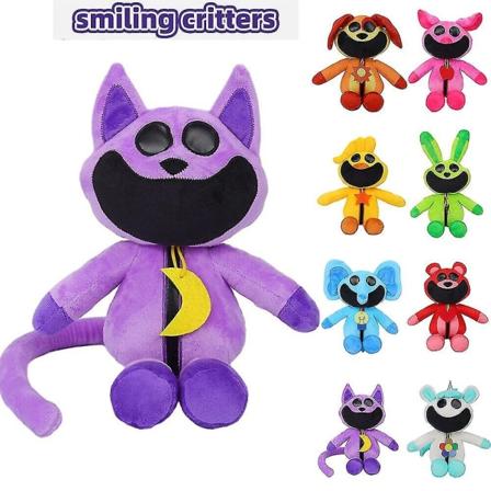 Smiling Critters Catnap Dukke Plys Udstoppet Dyr Plys Legetøj til Børn og Voksne