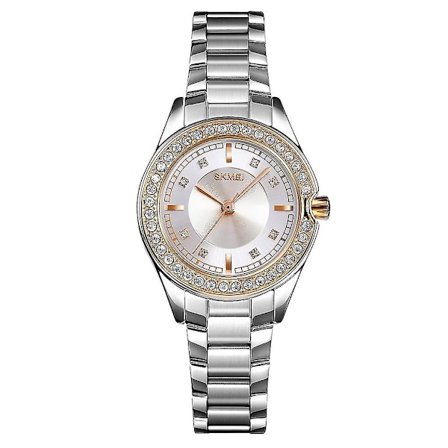 Skmei 1534 Diamond Waterproof Quartz Watch For Women