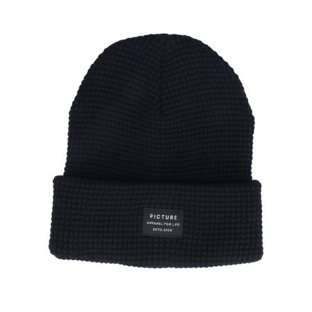 Picture - Svart cuff Beanie - York Beanie A Black Cuff @ Hatstore