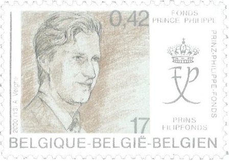 Belgien 2001 - Prins Philippes fond - Postfrisk frimærke