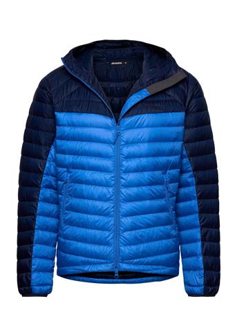 Rros Down Light Jkt W/Hood Outerwear Sport Jackets Padded Jackets Blå Bergans*Betinget Tilbud