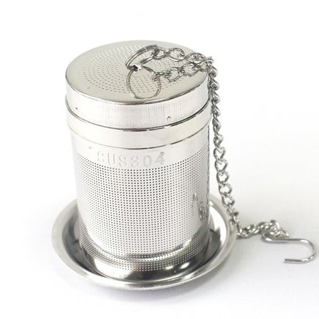 Tesilar för löst te, tesilar i rostfritt stål - Mikroperforerad mesh - Brygg löst te, örter, kryddor och smaksättningar