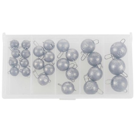 26 stk./sæt 5 Størrelser Fiskesænk Vægt Havfiskeri Blyform Split Shot Hoved Jigs Fiskesænk Blylod We