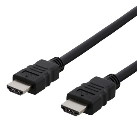 Deltaco HDMI-930 - HDMI med Ethernet-kabel - 3 m