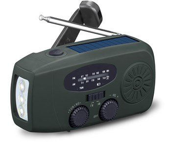 Andersson EYF-C2000 - FM/AM-vevradio med solcellspanel & ficklampa