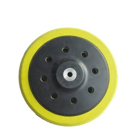 Sæt med 2 slibepuder 125 mm slibeskiver slibeplade med M14 gevindlukning slibebagplade polering, gul