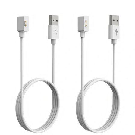 2 st 60/100 cm snabbladdare USB-kabeldocka 2 st 100 cm VIT 2 st 100 cm vit
