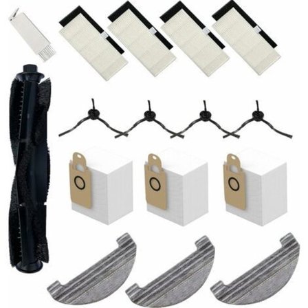 Reservedele til Proscenic M8 Pro Hovedbørste Hepa Filter Sidebørste Støvpose Mopper Støvsuger Tilbehør