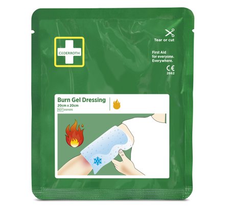 Cederroth 51011015 Brænd komprimere 20 x 20 cm, Førstehjælp