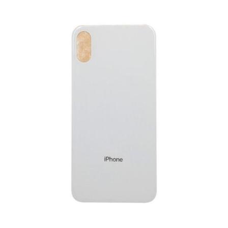 iPhone XS Baksida Med Bakglas - Vit