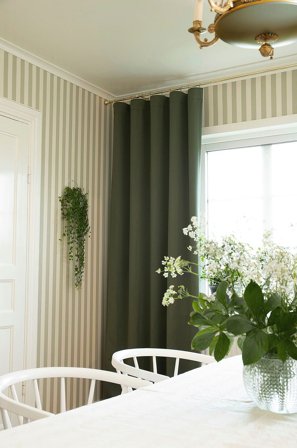 Hasta - Gardin Svala (recycle) 132x250 cm - Grønn - Stroppelengder - 132X250 - Fra Homeroom