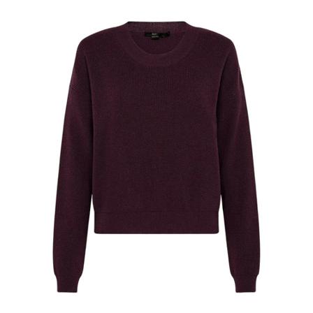 Seventy Round-neck Strik Lilla, Dame Striktrøjer