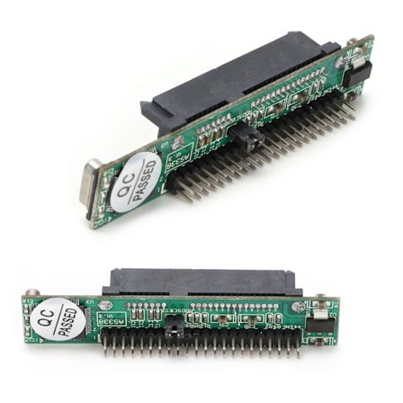 SATA till IDE‐44Pin Adapter 2.5in Bekväm Hållbar Hot Swap Serial ATA till PATA Adapter