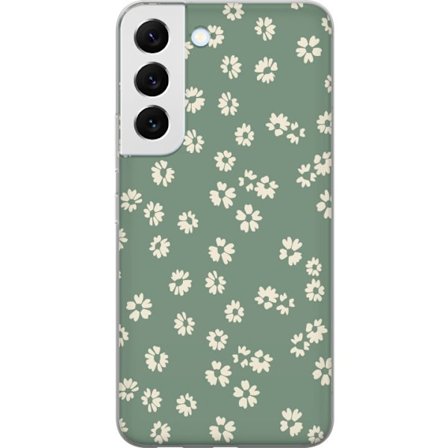 Kompatibelt Mobildeksel til Samsung Galaxy S22 5G Blomsterdrøm - Fargerikt Blomstermønster
