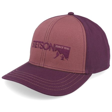 Stetson - Nachový adjustable Kšiltovka - Baseball Cap Outdoor Berry Red/Dark Berry Red Adjustable @ Hatstore
