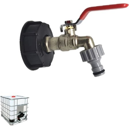IBC Tank Adapter 1/2", IBC Tank Adapter Connector, 1000L Tank