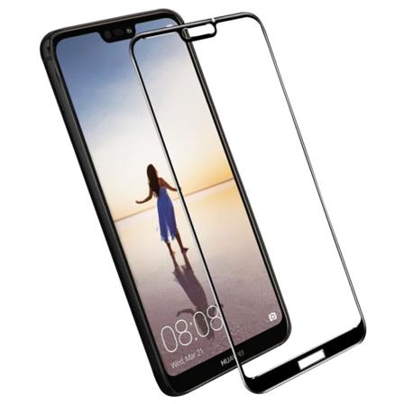 2-PACK HuTechs Carbon-Skärmskydd för Huawei P20 Lite Svart