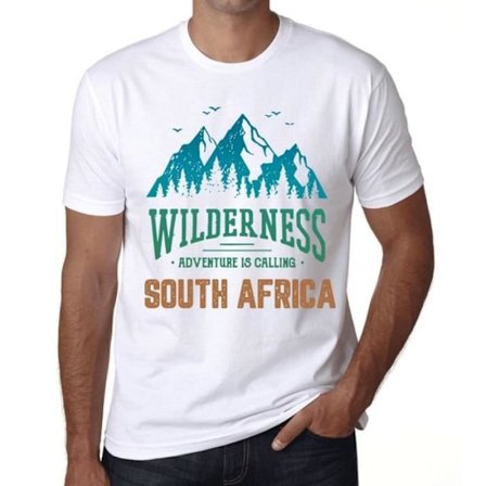 T-shirt herr Wilderness Adventure Calls Sydafrika – Wilderness, Adventure Is Calling Sydafrika – T-shirt