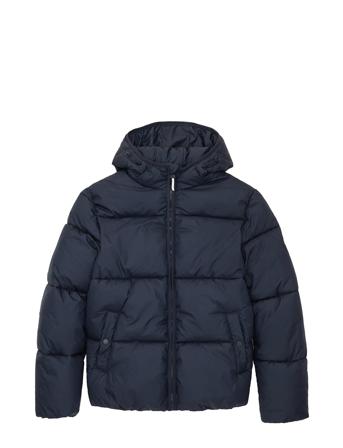 Puffer Jacket Fôret Jakke Marineblå Tom Tailor*Betinget Tilbud