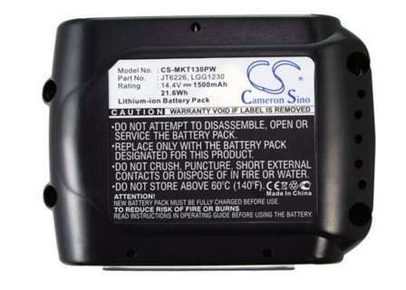 Batteri till Elverktyg för Makita BGA450RFE, BGA450Z, BHP444Z m.fl.