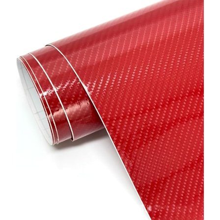 6D Bil Kolfiber Klistermärke Färgskiftande Film Kreativ Vattentät Bilkaross Interiör Film 5D Högglans Kolfiberfolie