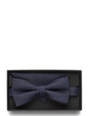 Structured Bow Tie Blue Lindbergh Black